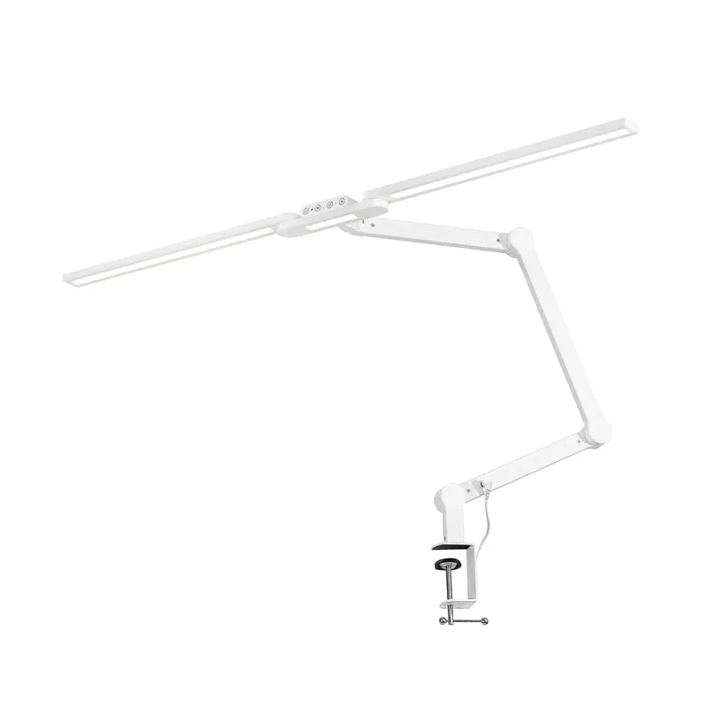 Glow LED Manicurelamp L04 Wit – Professionele Behandellamp voor Werkblad & Bureau met Touchbediening, Dimbaar Licht en Schaduwloze Verlichting