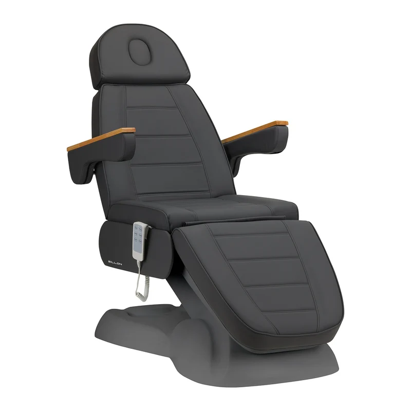 Sillon Lux 273B Elektrische Cosmetische Stoel Grijs – 3 Motoren – Premium Beauty, Pedicure & Wellnessstoel
