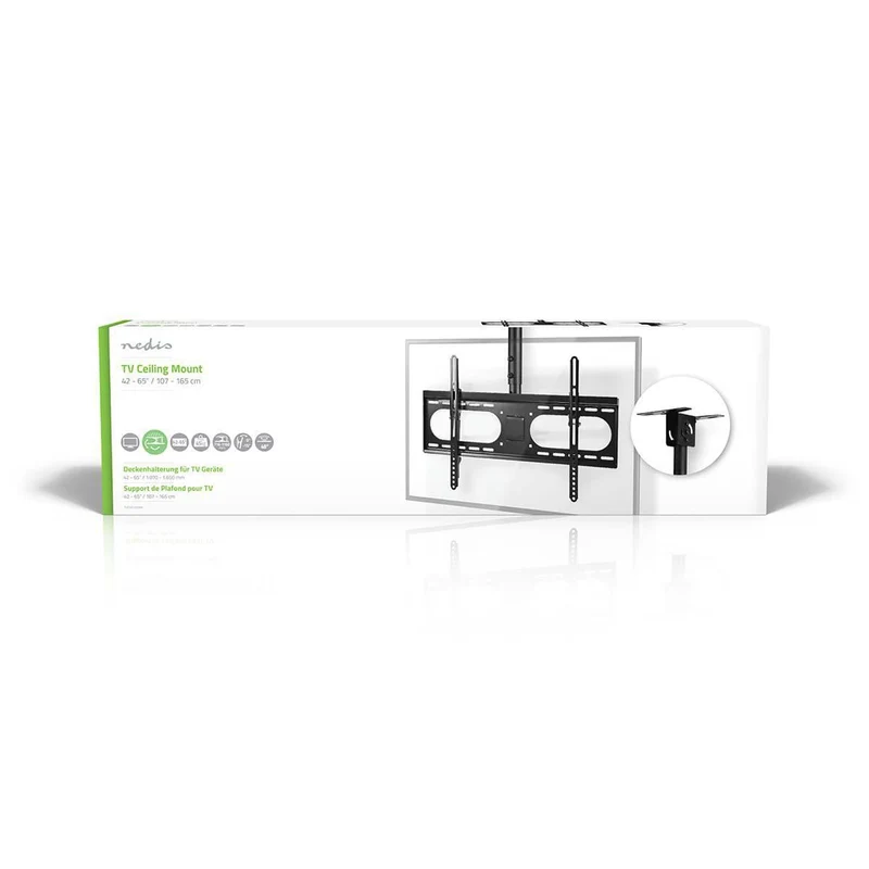 Draai- en Kantelbare TV-Plafondbeugel 42 - 65" - Maximaal schermgewicht: 45 kg - Kantelbaar
