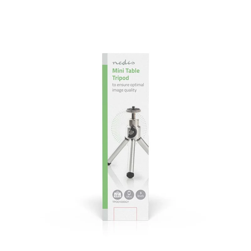 Statief Camera - Maximaal draagvermogen: 0.8 kg - Minimale werkhoogte: 11 cm