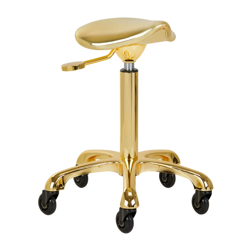 Gabbiano Kapperskruk Fine Gold – Zadelkruk – In Hoogte Verstelbaar – 54-74 cm – Luxe Eco Leder – Goud