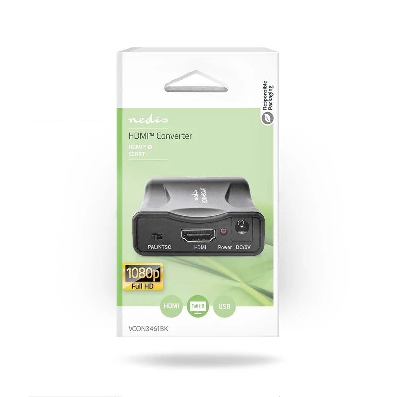 HDMI™-Converter HDMI™ Input - SCART Female - 1-weg