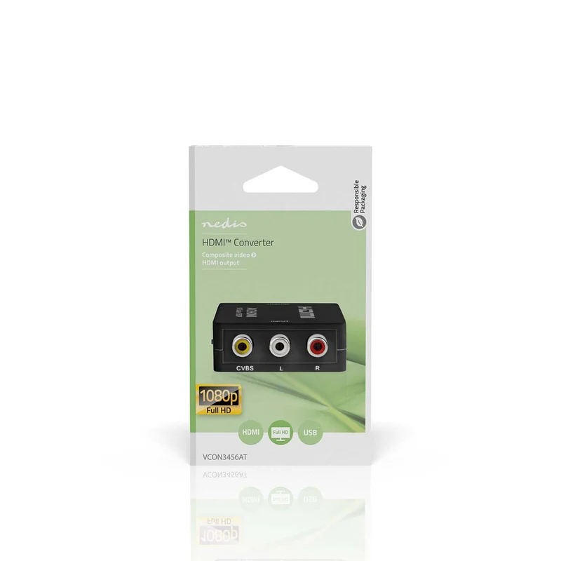 HDMI™-Converter 3x RCA Female - 1x HDMI™ Output - 1-weg