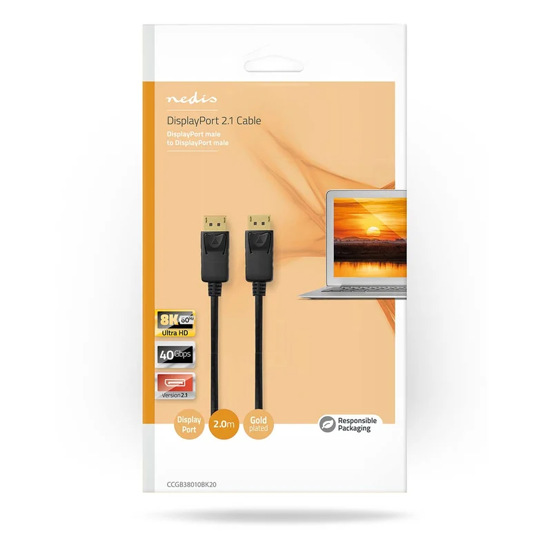 DisplayPort-Kabel DisplayPort Male - DisplayPort Male - 8K@60Hz