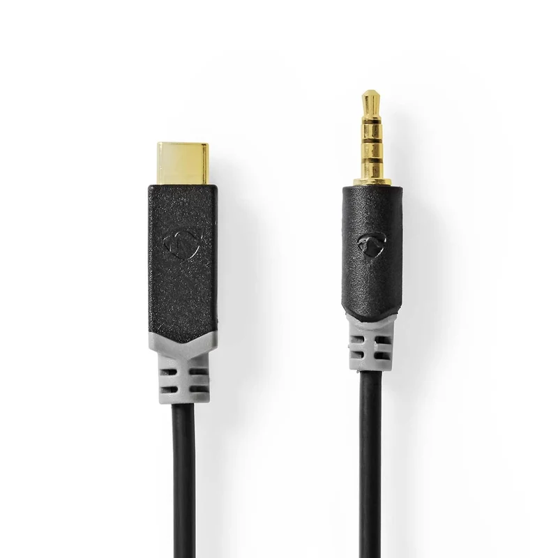 USB-C™ Adapter USB 2.0 - USB-C™ Male - 3,5 mm Male