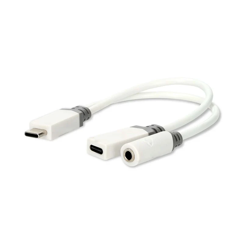 USB-C™ Adapter USB 2.0 - USB-C™ Male - USB-C™ Female / 3,5 mm Female