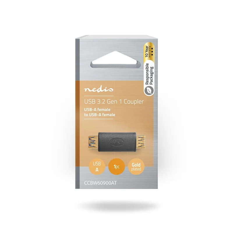 USB-A Adapter USB 3.2 Gen 1 - USB-A Female - USB-A Female