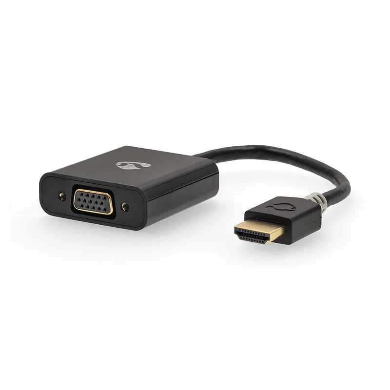 HDMI™-Adapter HDMI™ Connector - USB Micro-B Female / VGA Female 15p / 3,5 mm Female - Verguld
