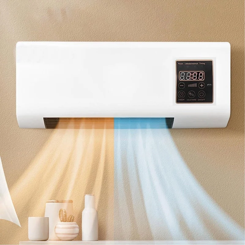 Mobiele Wandairco 4-in-1 Koeling Verwarming Ventilatie Ontvochtiging Stil Timer LCD Wit | Sansoti
