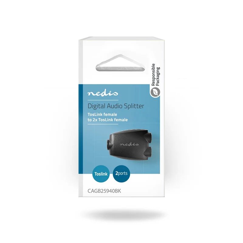 TosLink-Adapter Toslink Female - 2x TosLink Female - Splitter
