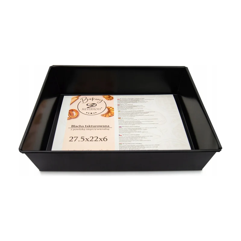 Rechthoekige Cakevorm 27,5x22 cm – Non-Stick Bakvorm & Bakblik