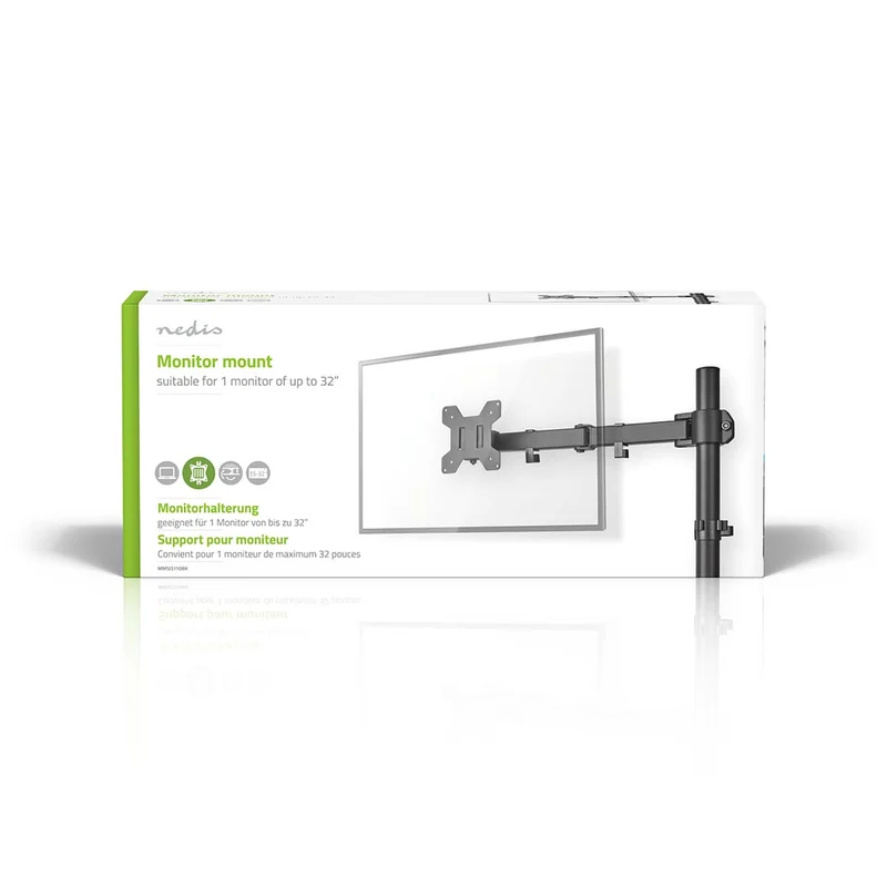 Monitorbeugel voor Bureaus 1 Scherm - 15 - 32" - 75x75 / 100x100