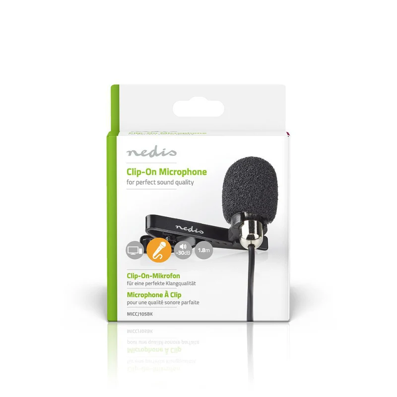 Microfoon Apparaat: Desktop / Notebook / Smartphone / Tablet - Bedraad - 1x 3.5 mm Audio Out