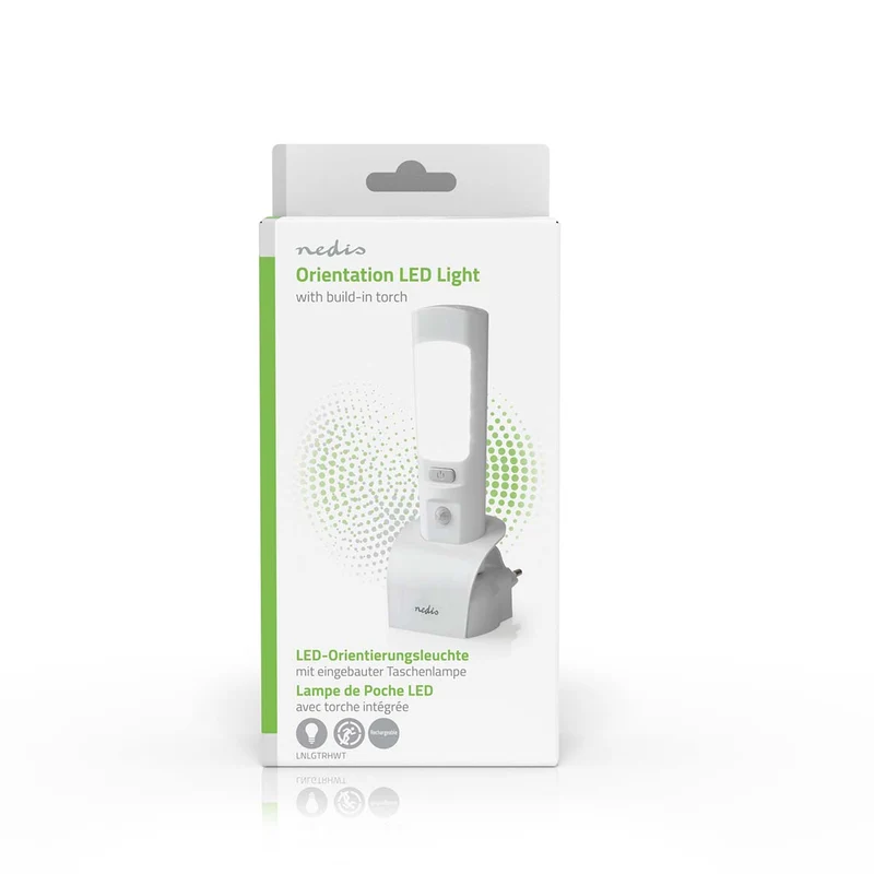 LED-Oriëntatielicht en Zaklamp Batterij Gevoed / Netvoeding - 220 - 240 V AC 50 Hz - 1.30W