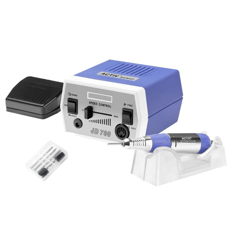 Activ Power JD700 Nagelfreesmachine Paars – Professionele Nagelfrees voor Manicure en Pedicure met Voetpedaal
