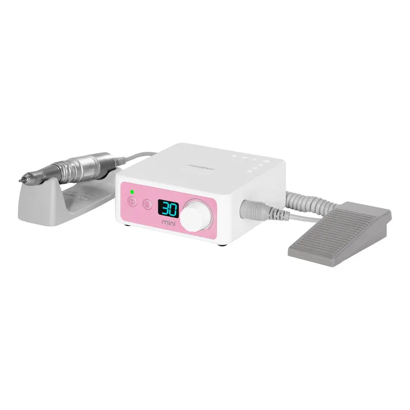 Professionele Nagelfrees 30.000 RPM – Manicure en Pedicure Freesmachine met H200 Handstuk – Compacte Salon- en Mobiele Frees – Saeyang Marathon K35 Mini Roze