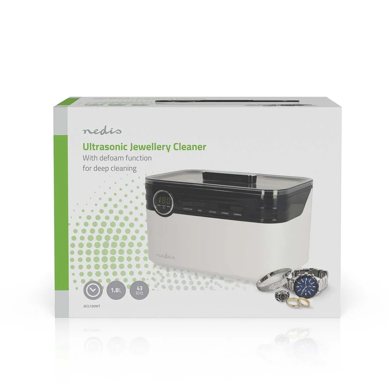 Ultrasone Juwelenreiniger Netvoeding - 220 - 240 V AC 50/60 Hz - 1.8l