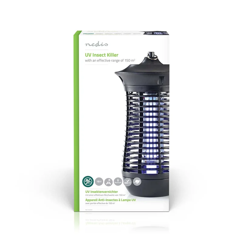 Elektrische Muggenlamp 18W - Type lamp: 2G11 18W PL/BL - Effectief bereik: 150 m²