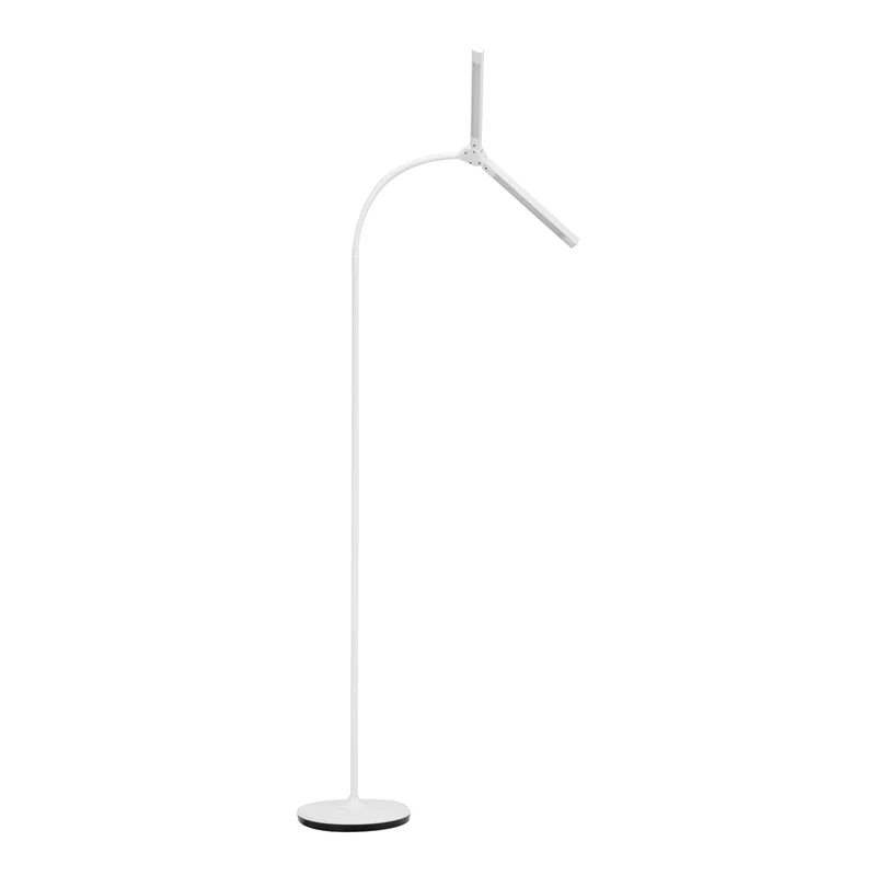 LED Behandellamp met Statief – Professionele Beautylamp met Dual Lichtkop – Wimper, Make-up & Salonlamp GLOW 6019 Wit