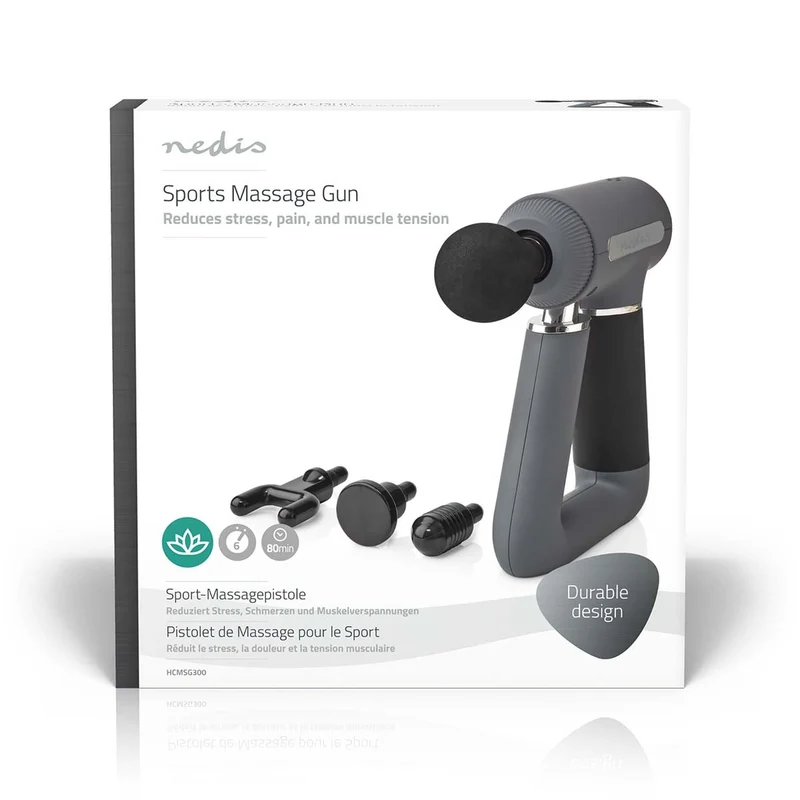 Sportmassagepistool Batterij Gevoed - 1x 18650 - Oplaadbaar