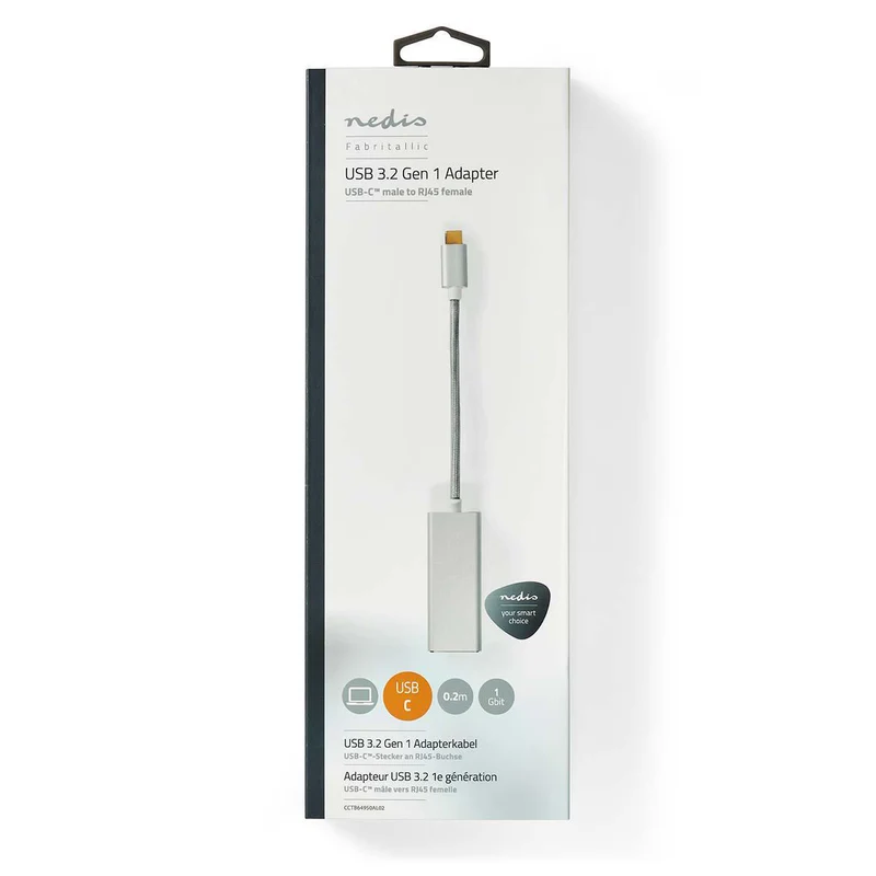 USB-netwerkadapter USB 3.2 Gen 1 - 1 Gbps - USB-C™ Male