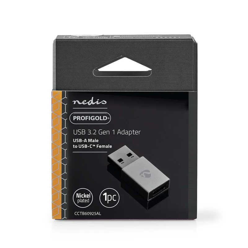 USB-A Adapter USB 3.2 Gen 1 - USB-A Male - USB-C™ Female