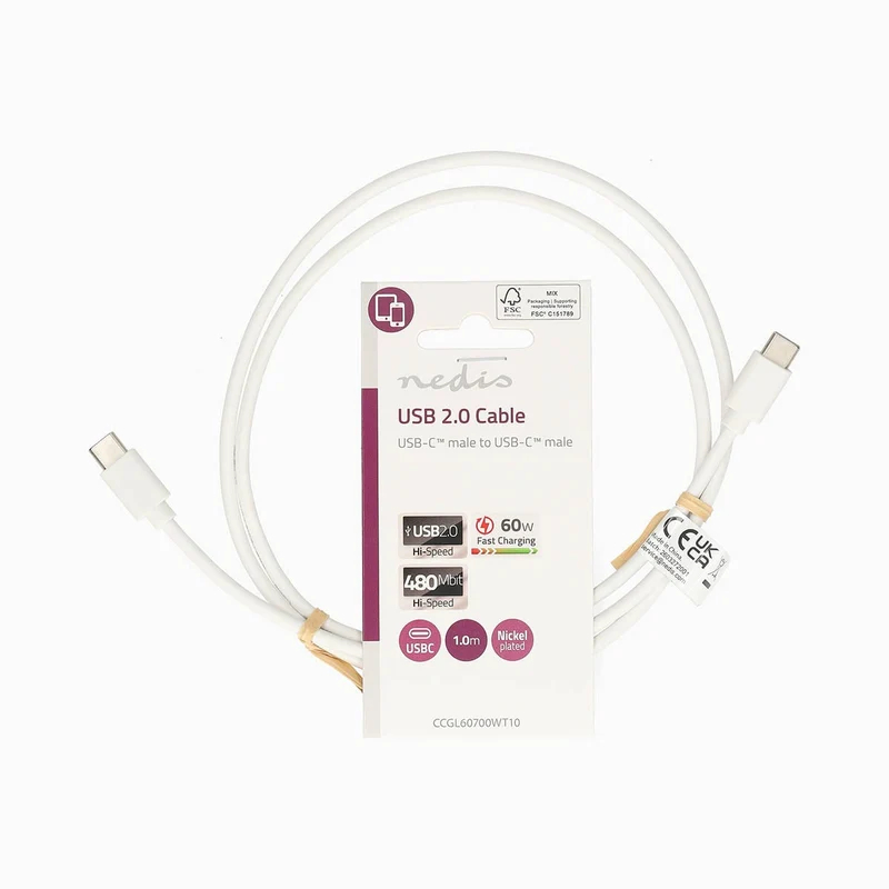USB-Kabel USB 2.0 - USB-C™ Male - USB-C™ Male