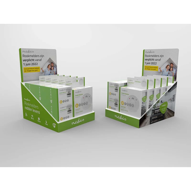Toonbankdisplay Geschikt voor: 5x DTCTSL30WT / 6x DTCTSL40WT - Groen / Wit