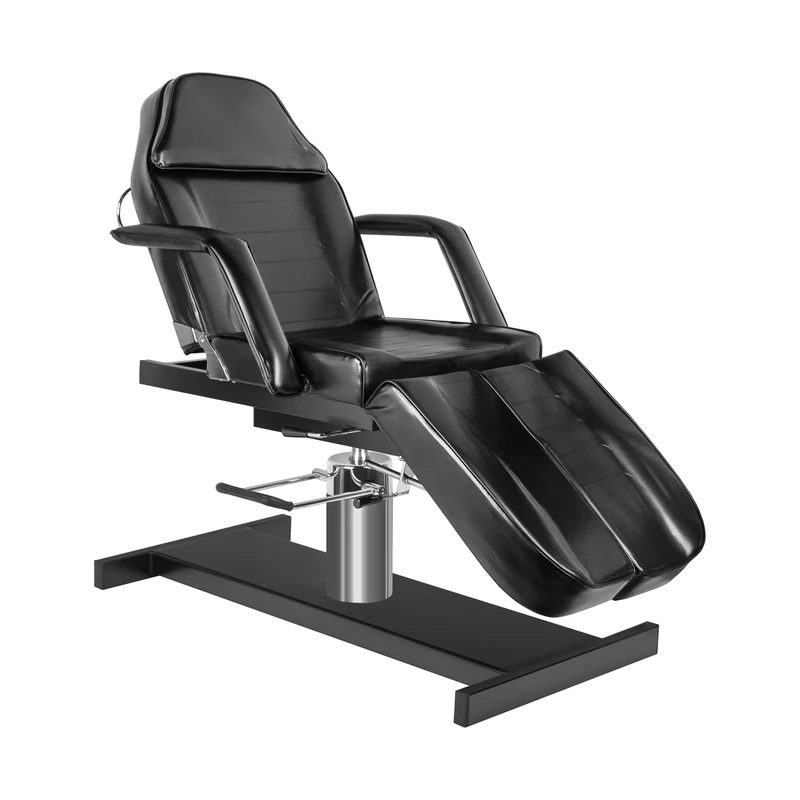 Behandelstoel Hydraulisch A210C Pedi Zwart – Professionele Pedicure & Podologie Behandelstoel met Gescheiden Voetsteunen