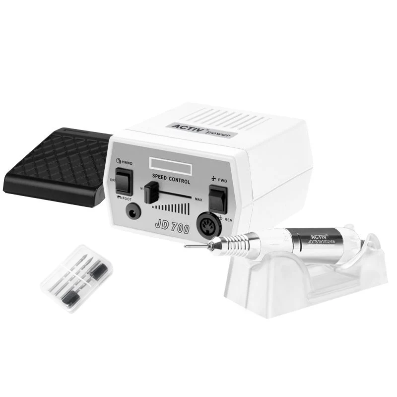 Activ Power JD700 Nagelfreesmachine Wit – Professionele Nagelfrees voor Manicure en Pedicure met Voetpedaal