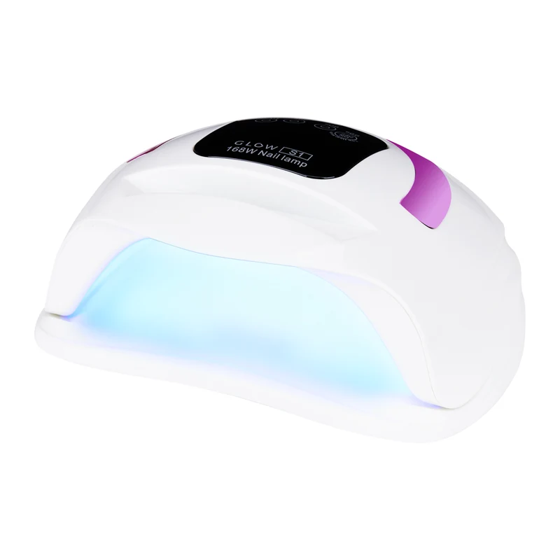 UV Dual LED Glow S1 Nagellamp 168W Roségoud – Professionele Lamp voor Manicure & Pedicure met Timer, Lage Warmtestand, Sensor en Handgreep