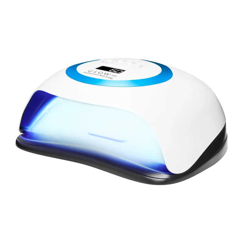UV LED Glow V1 Nagellamp 168W Blauw – Professionele Dual LED Lamp voor Manicure & Pedicure met Timer, Lage Warmtestand en Sensor