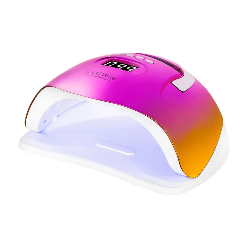 UV LED Nagellamp 220W Professioneel – Glow F2 RC – Roze/Goud – Dual LED – Timer & Lage Warmtestand – Voor Manicure & Pedicure