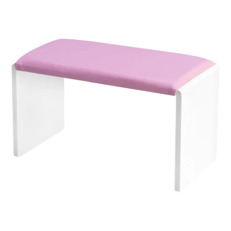 Manicure Armsteun Professioneel Roze – Momo Professional – Nagelstandaard voor UV-Lamp & Stofafzuiger – Eco-Leer – Direct Klaar voor Gebruik