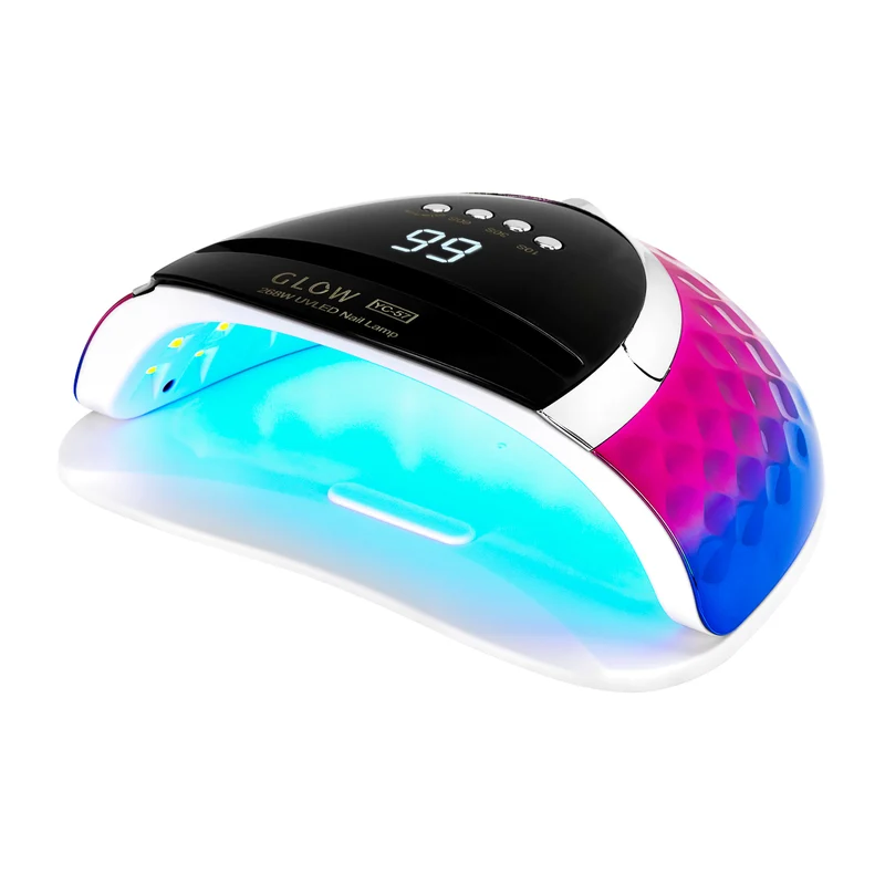 UV LED Nagellamp 268W Professioneel – Glow YC57 – Blauw/Roze – Dual LED – Timer & Lage Warmtestand – Voor Manicure & Pedicure