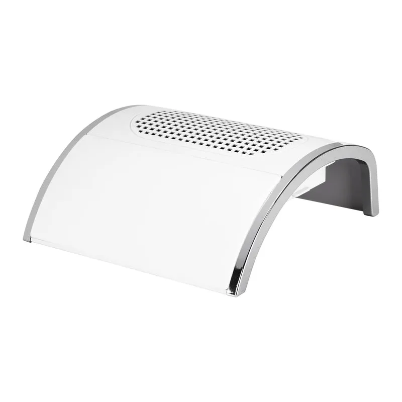 Stofafzuiger Nagels Professioneel – Momo Basic 383 – 80W – Dubbele Ventilator – Tafelmodel – Wit – Met Stofzakken