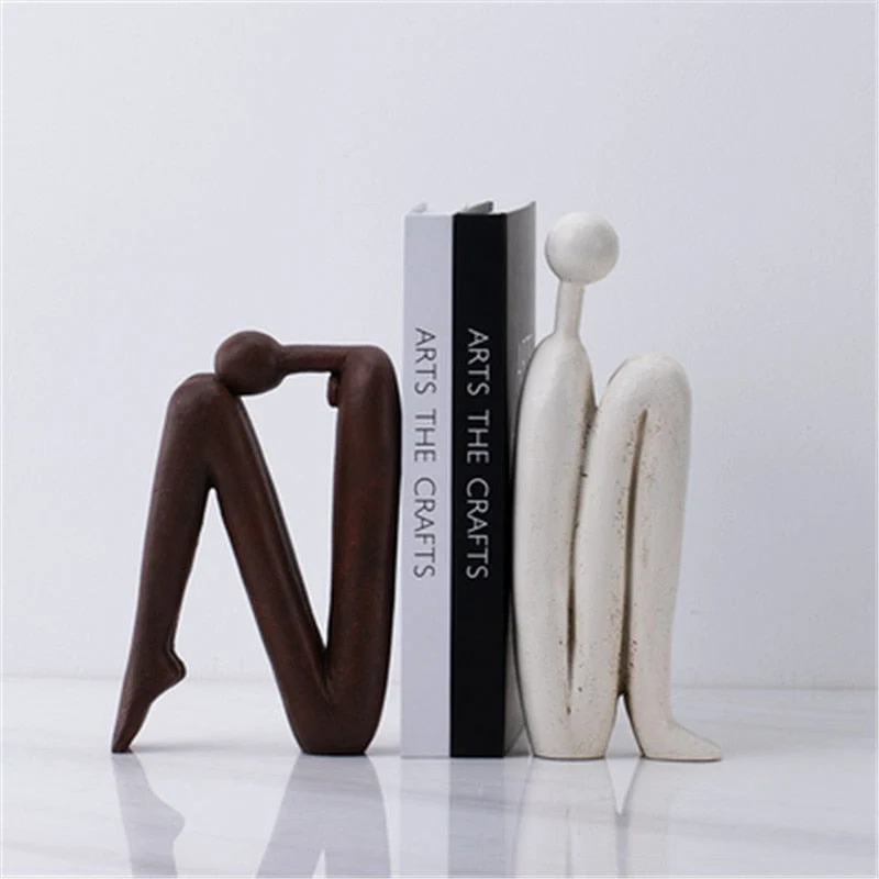 Woondecoratie Elegante Boekensteun - Kunst en Organisatie