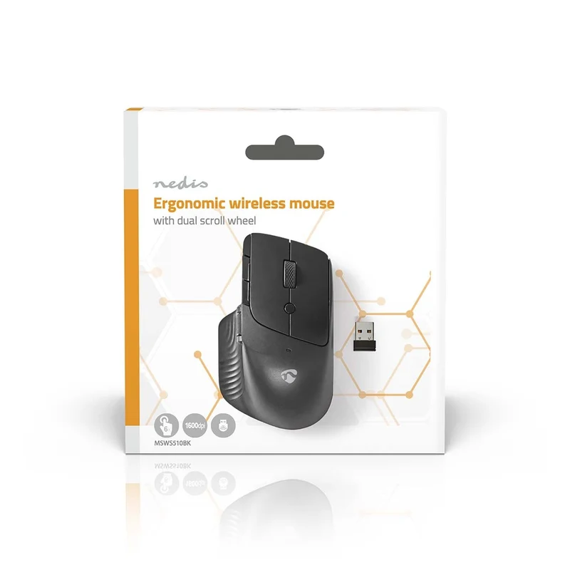 Muis Draadloos - 800 / 1200 / 1600 dpi - Instelbare DPI