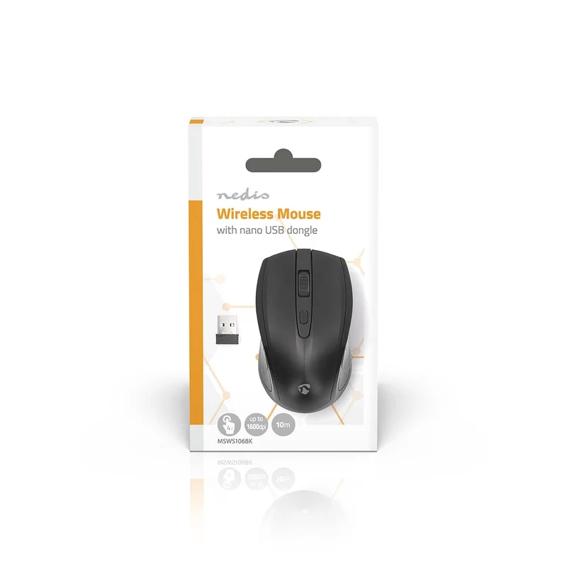 Muis Draadloos - 800 / 1200 / 1600 dpi - Instelbare DPI