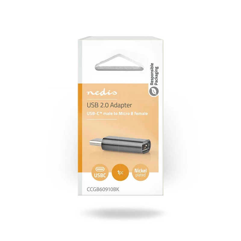 USB-C™ Adapter USB 2.0 - USB-C™ Male - USB Micro-B Female