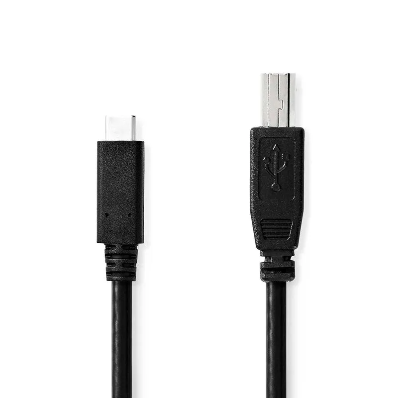 USB-Kabel USB 2.0 - USB-C™ Male - USB-B Male