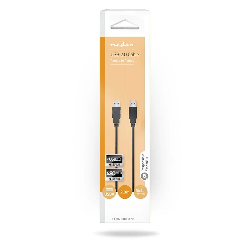 USB-Kabel USB 2.0 - USB-A Male - USB-A Male