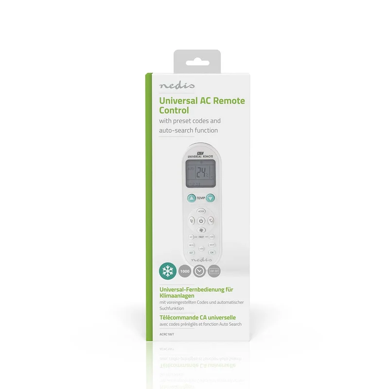 Universele afstandsbediening voor split-unit airconditioners Programeerbare functionaliteiten - 2x AAA/LR03