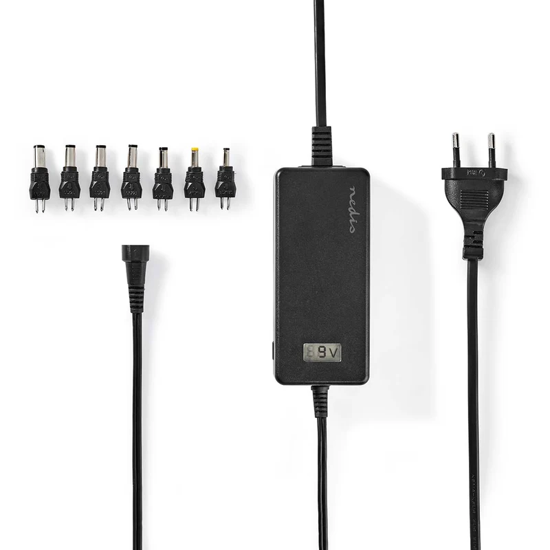 Universele AC-Stroomadapter 36W - 12 / 13 / 14 / 15 / 16 / 17 / 18 / 18.5 / 19 / 19.5 / 20 / 21 / 22 / 23 / 24 V DC - 1.80m