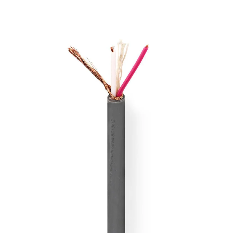 Microfoonkabel 2 x 0.23 mm² - Koper - 100m
