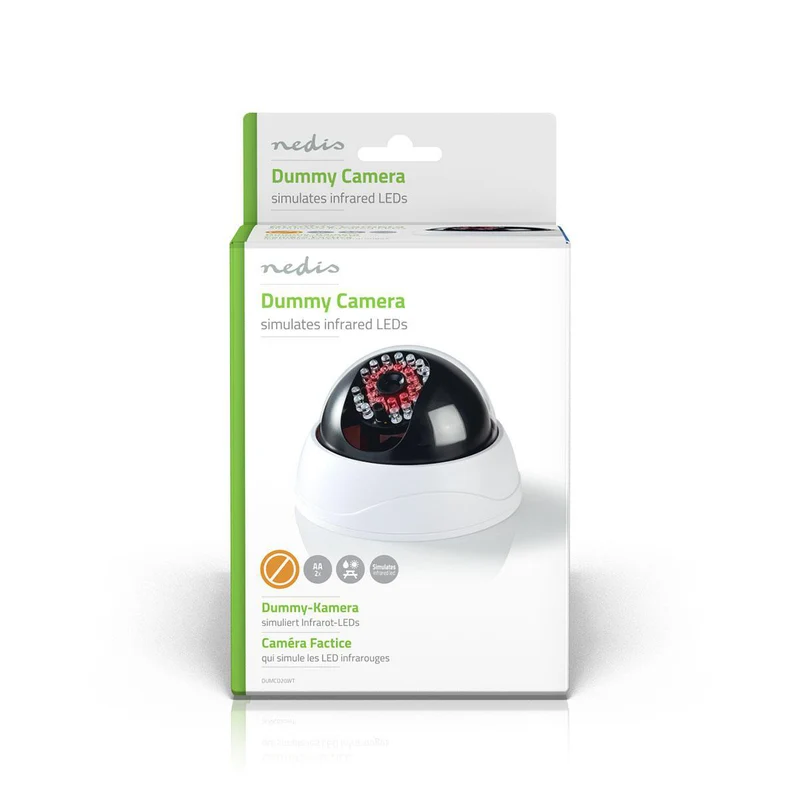 Dummy Beveiligingscamera Dome - Batterij Gevoed - Binnen
