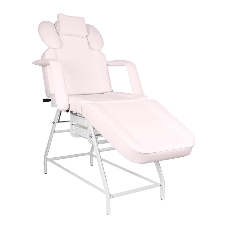 Behandelstoel Ivette Roze – Professionele Roze Salonstoel voor Wimperextensions & Beautybehandelingen