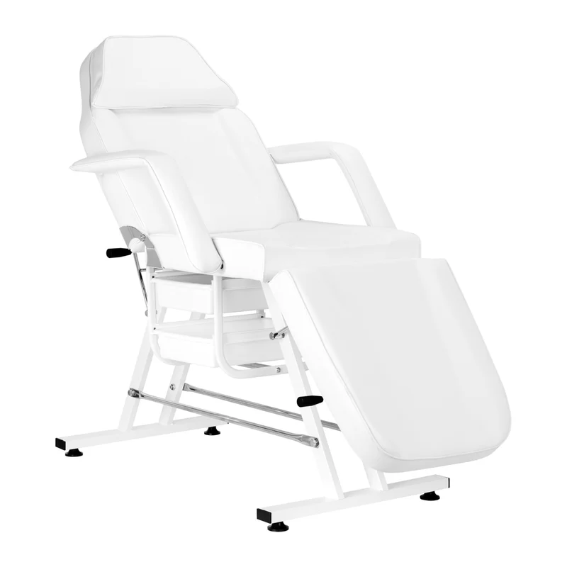 Behandelstoel Sillon met Trays Wit – Professionele Behandelstoel met Opbergbakken & Verstelbare Rugleuning