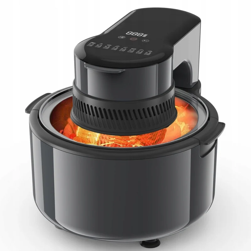 SPRX Olievrije Airfryer 5L 1200W - Gezond Koken Zonder Olie - Snel Knapperig en Moeiteloos - Voor Elke Dag - Zwart