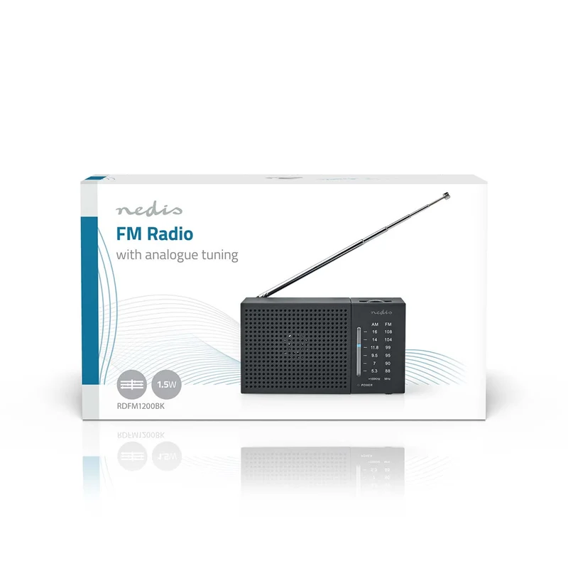 FM-Radio Draagbaar Model - AM / FM - Batterij Gevoed